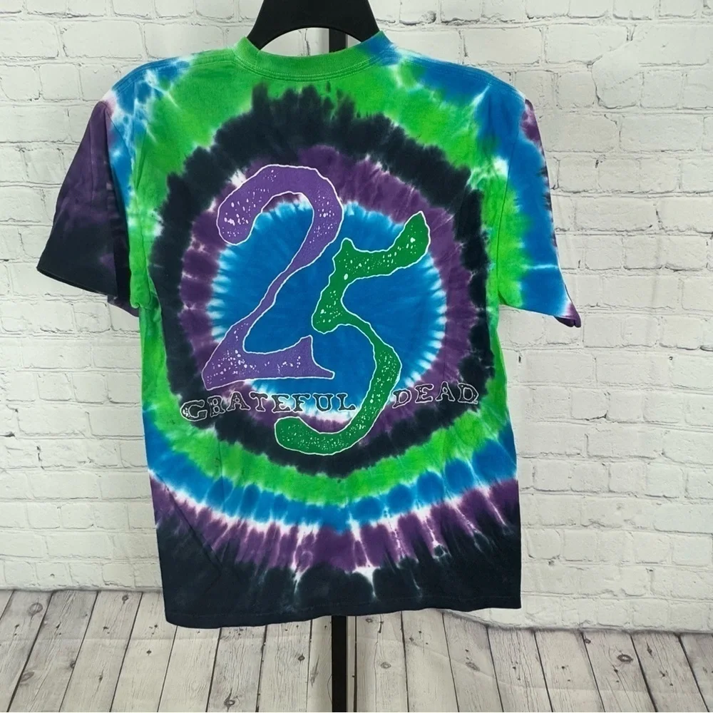 Liquid Blue Grateful Dead Tie Dye Short Sleeve T-Shirt Size Medium